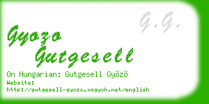 gyozo gutgesell business card